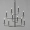Maxim Lighting Madeira 10-Light Chandelier, Anthracite 12329TCAR - alternate 3